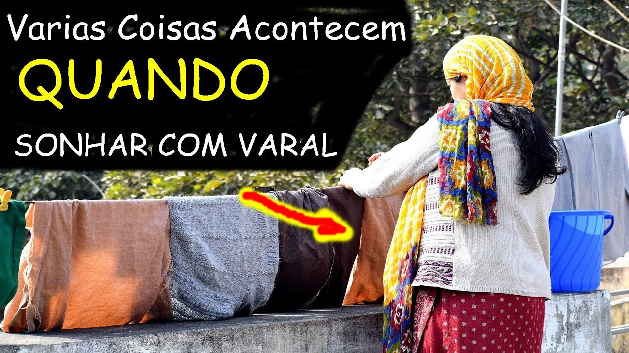 SONHAR COM ROUPAS NO VARAL QUE PENDURA ROUPAS NO VARAL