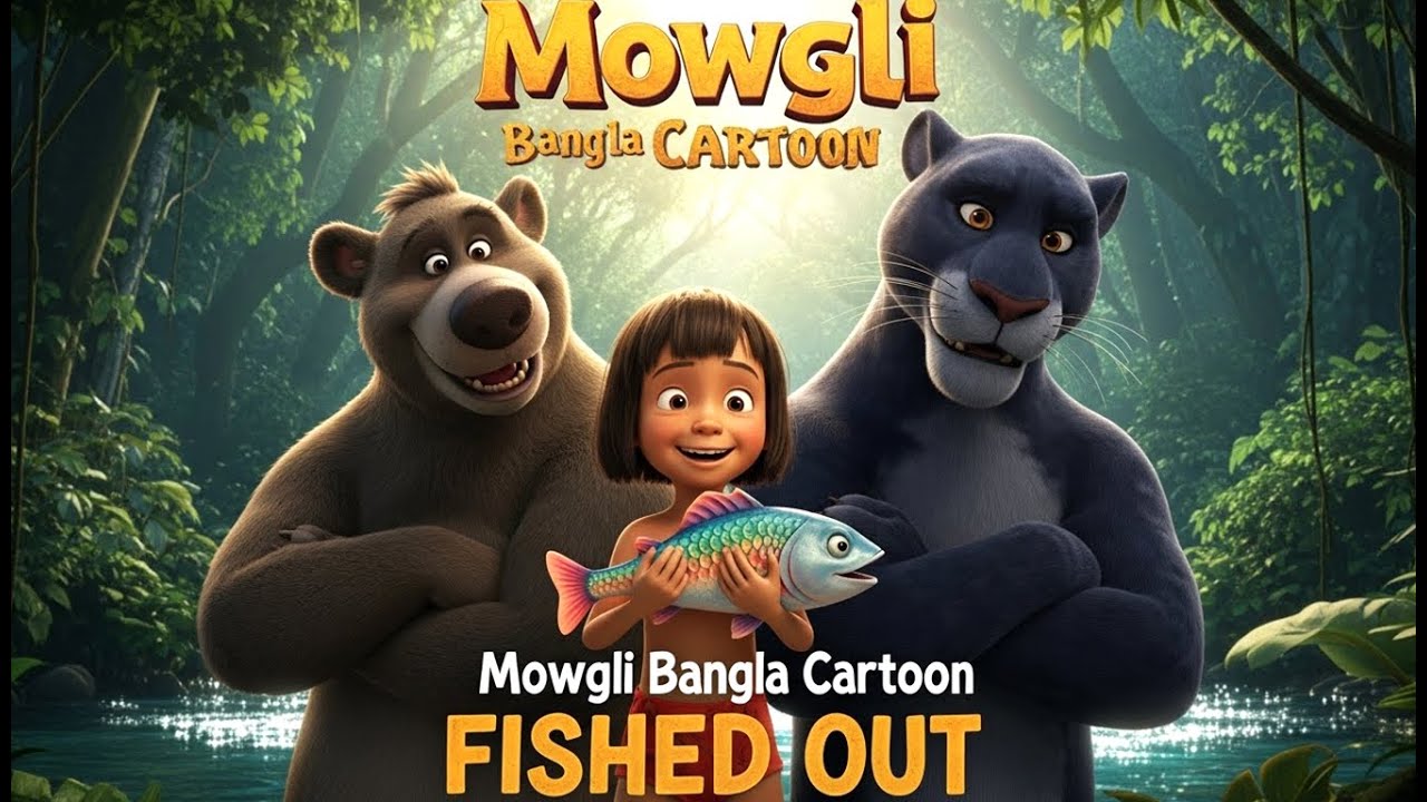 Mowgli Bangla Cartoon - জঙ্গলে মোগলি ও বালুর নতুন কান্ড | The Jungle Book 🐻 #Cartoon
