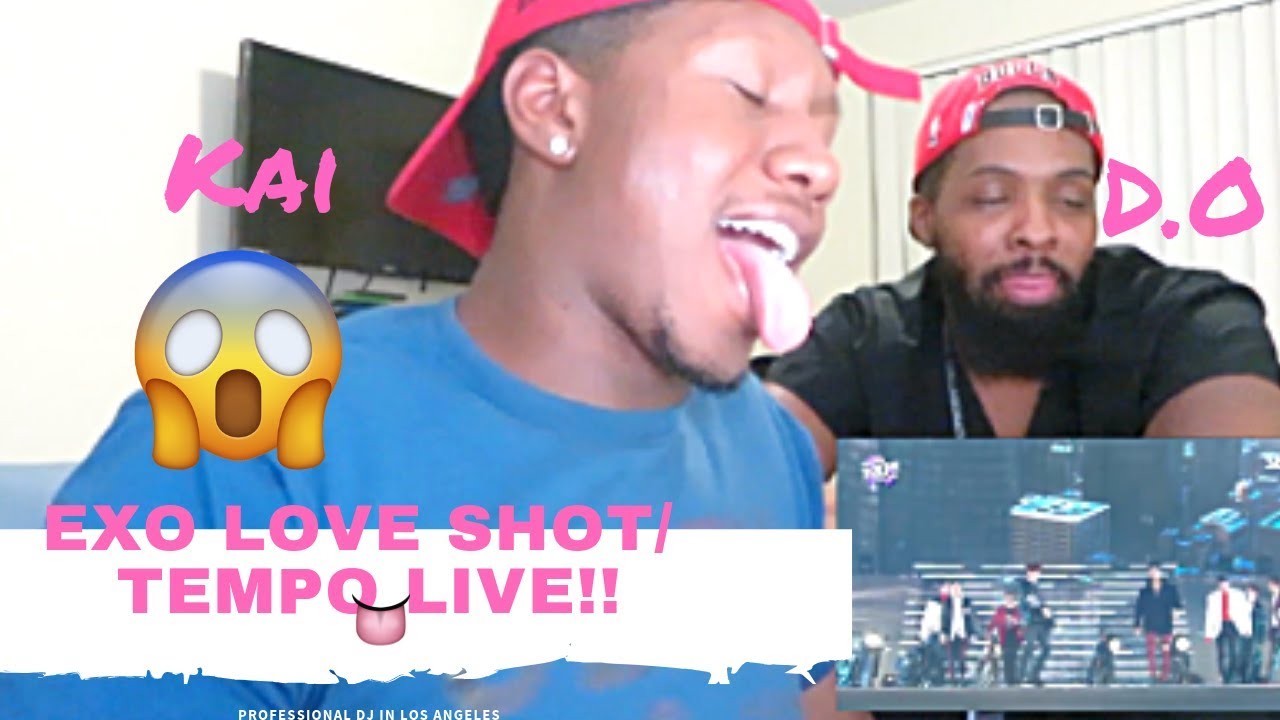Exo Love Shot/ Tempo live medley reaction