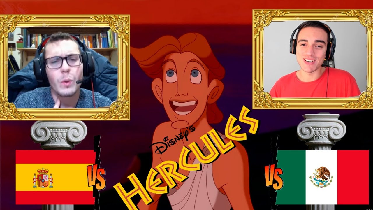 LATINO Y ESPAÑOL REACCIONAN A NO IMPORTA LA DISTANCIA | HERCULES | DOBLAJE LATINO VS ESPAÑOL|