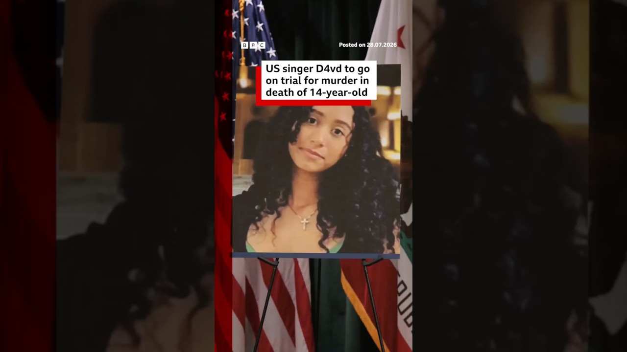 US singer D4vd to go on trial for murder in death of 14-year-old. #BBCNews