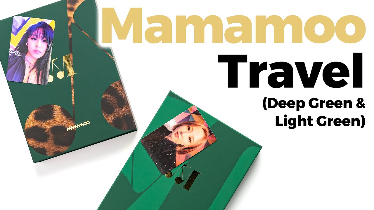 Unboxing Mamamoo Travel Album (Deep Green Ver. + Light Green Ver.) / Quick Look