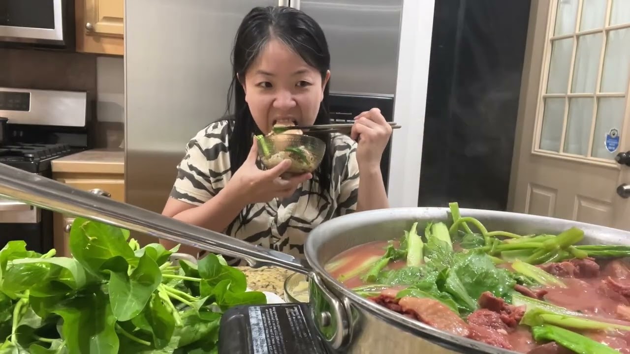Vịt nấu chao mà nhung với rau nó ngon gì đâu 😋