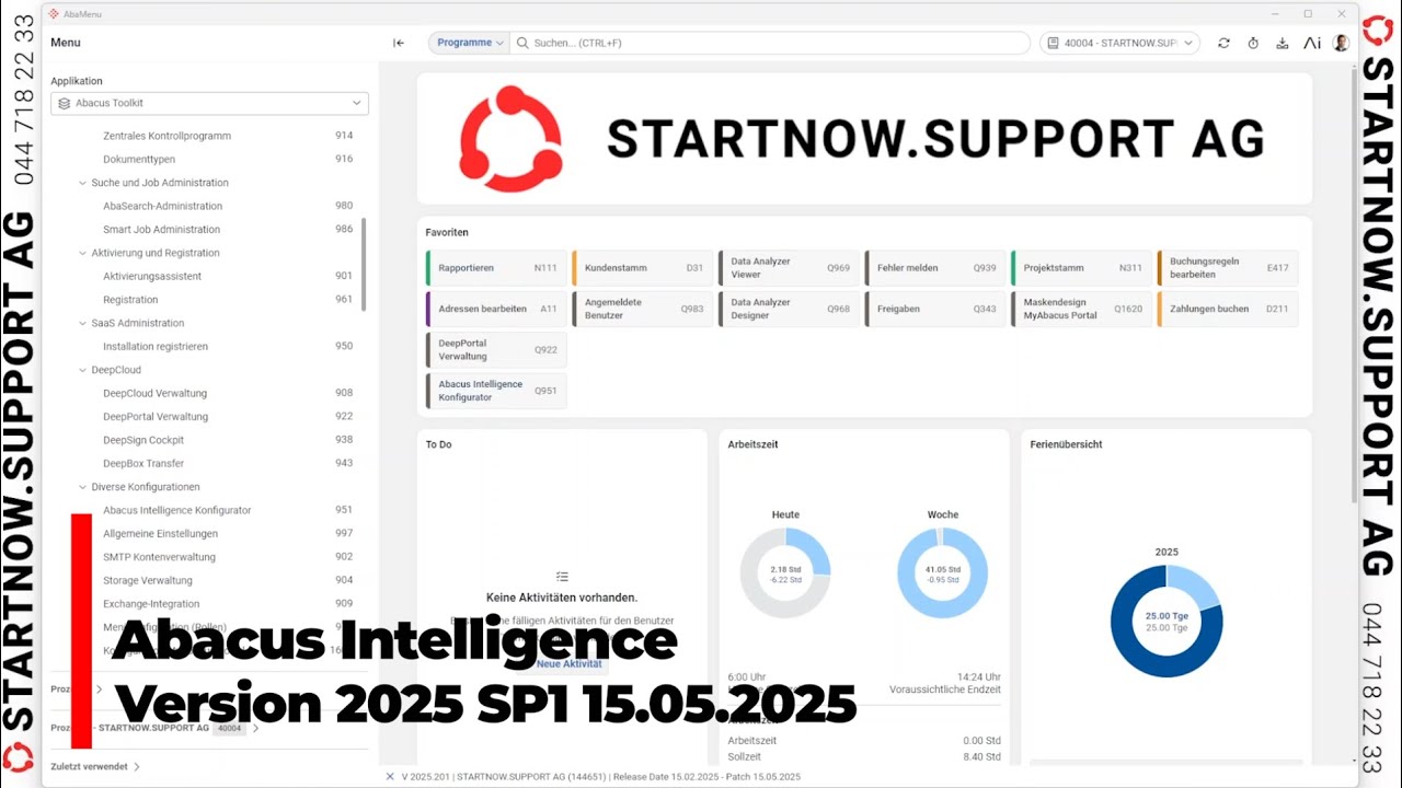 Abacus Intelligence Version 2025 SP1 15.05.2025