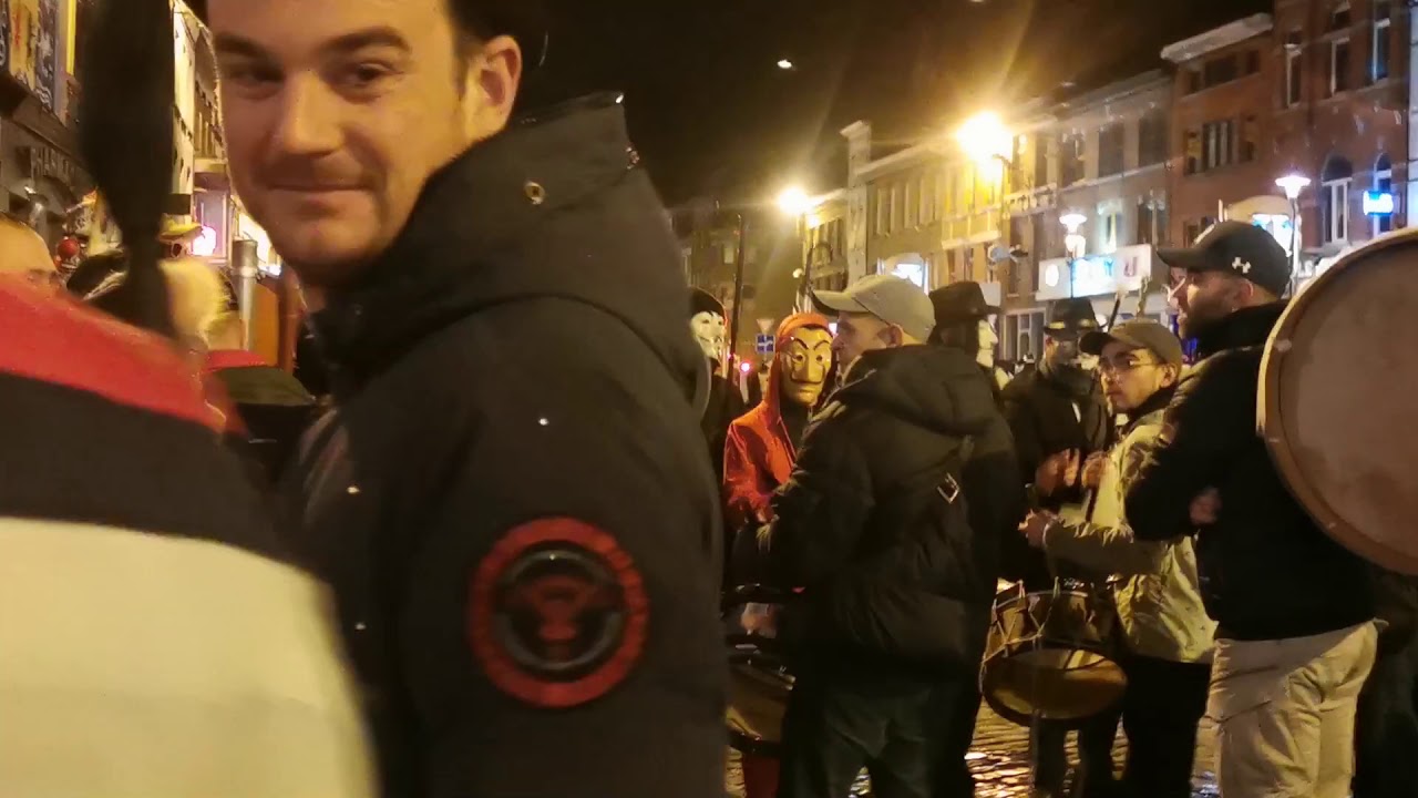Binche la nuit des Trouilles de Nouille 2020