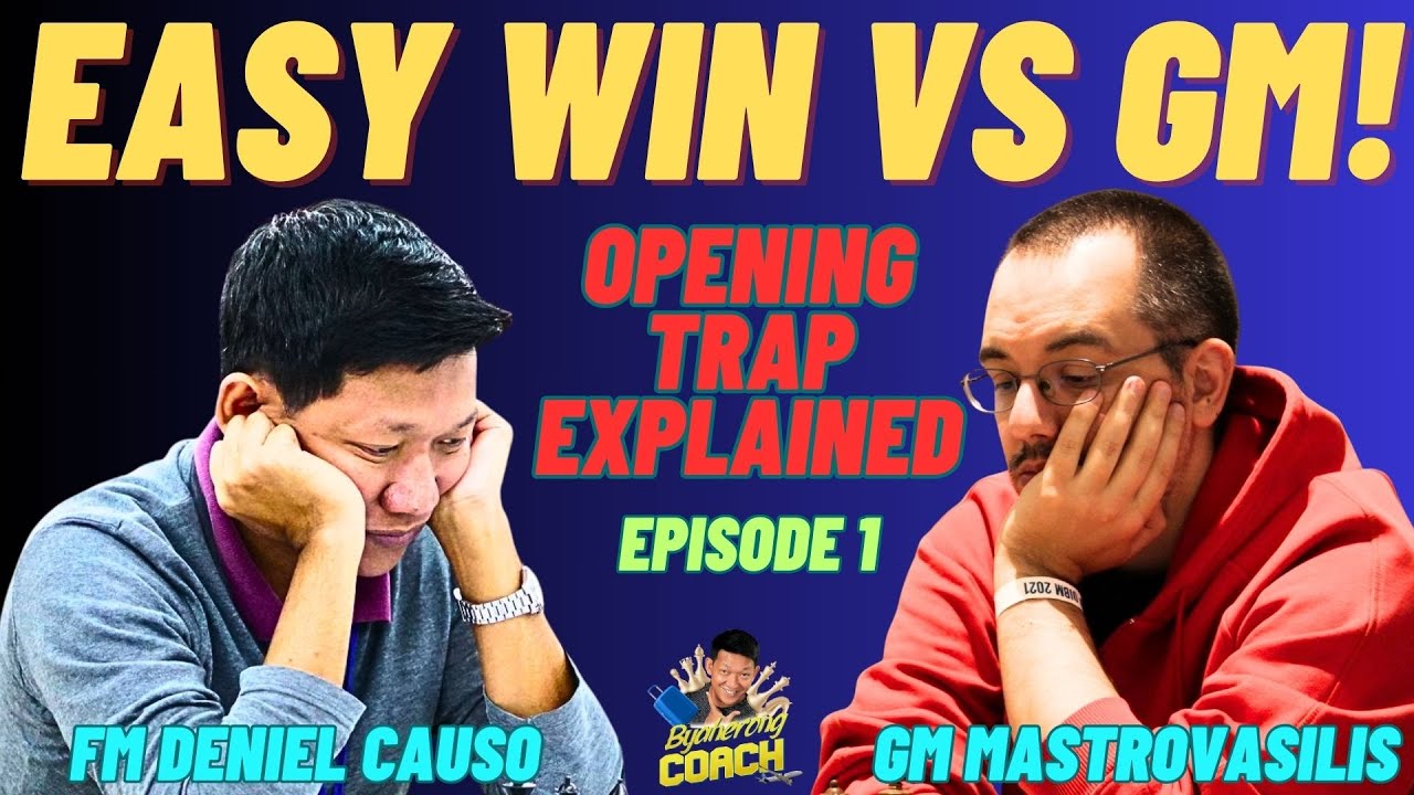 GRAND MASTER RESIGN IN 9 MOVES! KING MOVE IN THE OPENING! Opening Trap Explained!