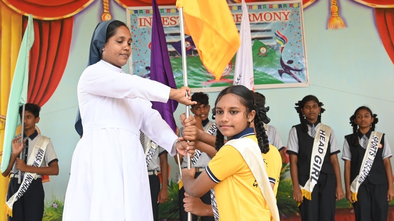 St Vincent's School Edurugadda Investiture Ceremony 2023