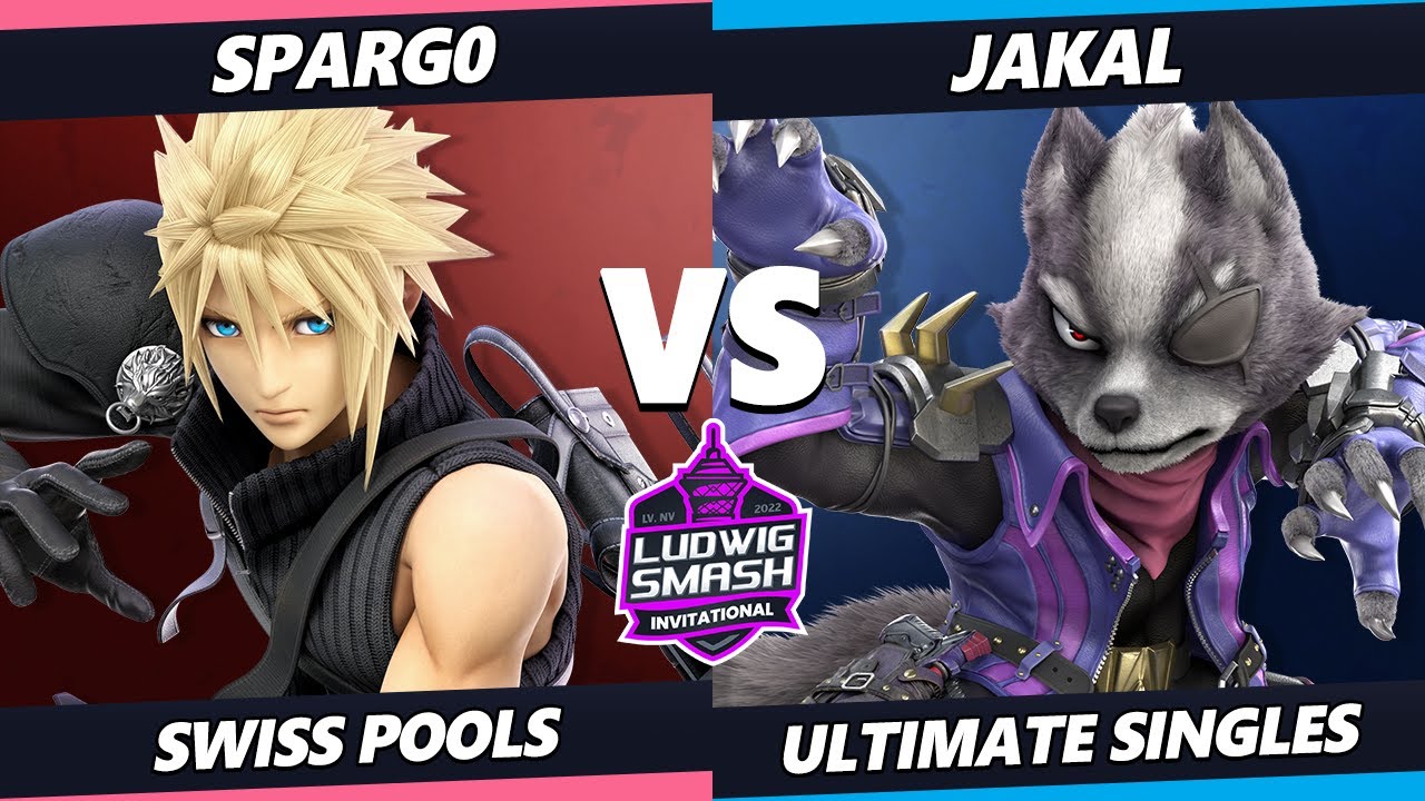 Ludwig Invitational - Spargo (Cloud) Vs. Jakal (Wolf) SSBU Ultimate Tournament