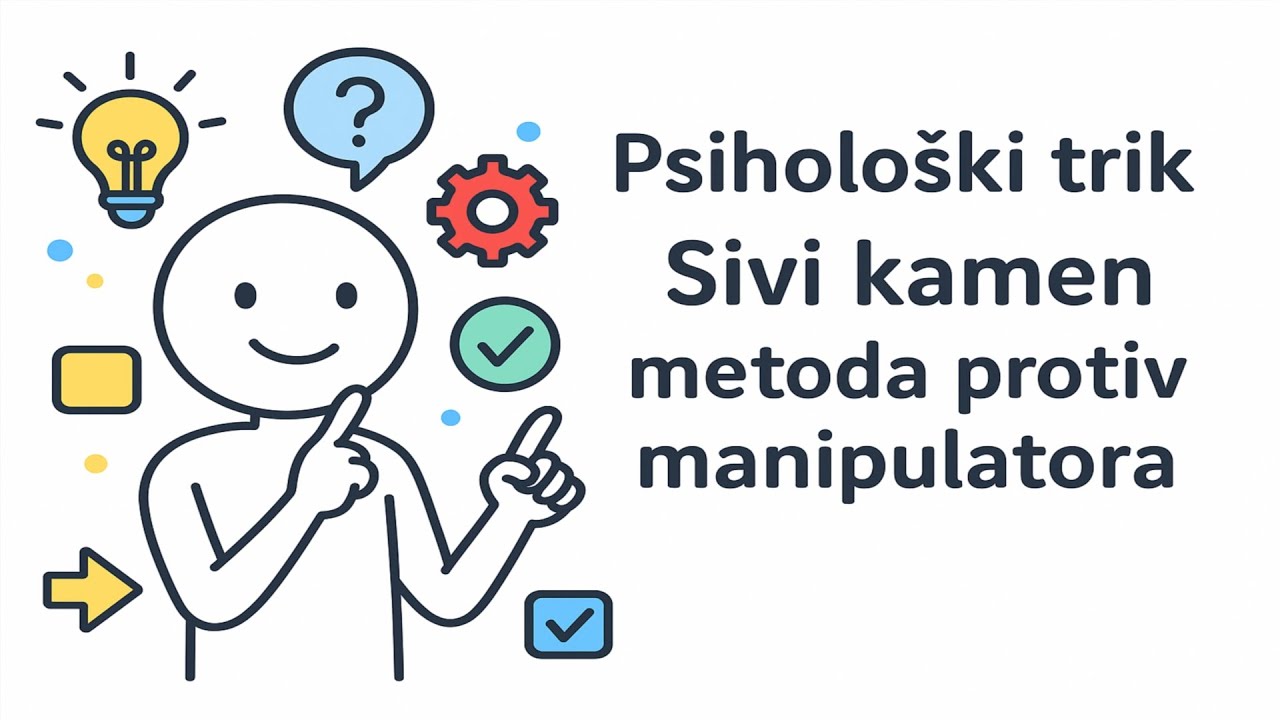 Psihološki Trik: 'Sivi Kamen' Metoda Protiv Manipulatora