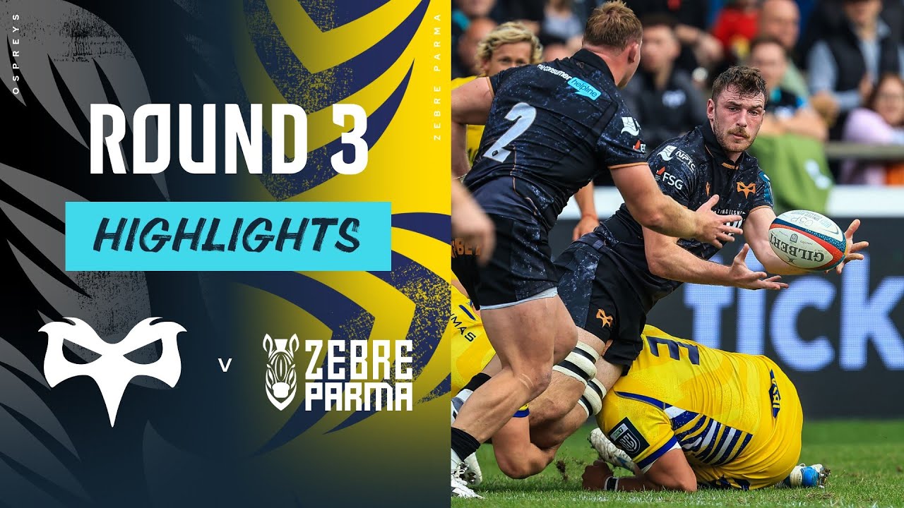 Ospreys v Zebre Parma | Highlights | Round 3 | URC 2025 26