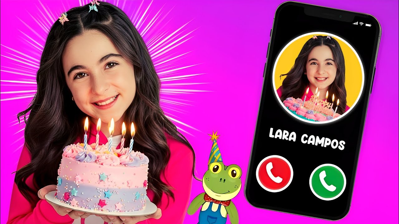 📞🎉LARA CAMPOS💓🥳(LLAMADA DE CUMPLEAÑOS SORPRESA🎉😍)LARA CAMPOS & RHENNÉ TE FELÍCÍTAN POR TU CUMPLE🎉😍🎂