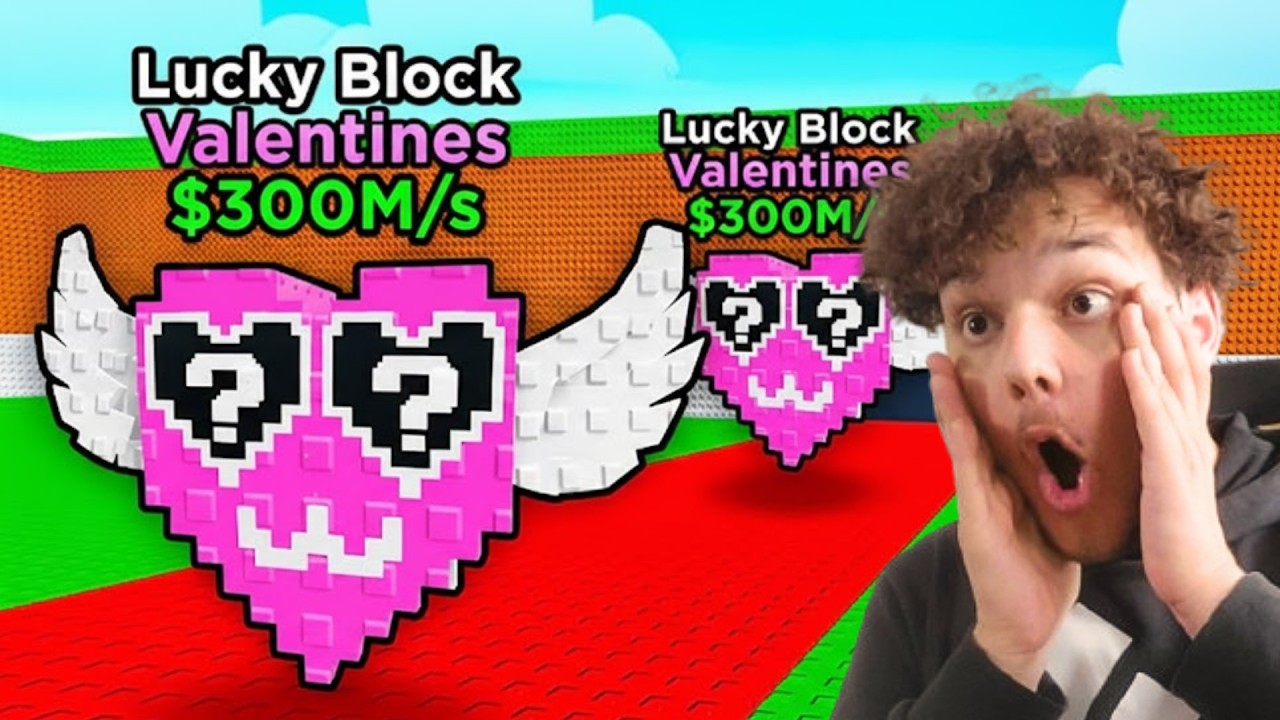 J'ai d&eacute;pens&eacute; 7,154,936 &euro; pour 100 LUCKY BLOCKS de la SAINT-VALENTIN...