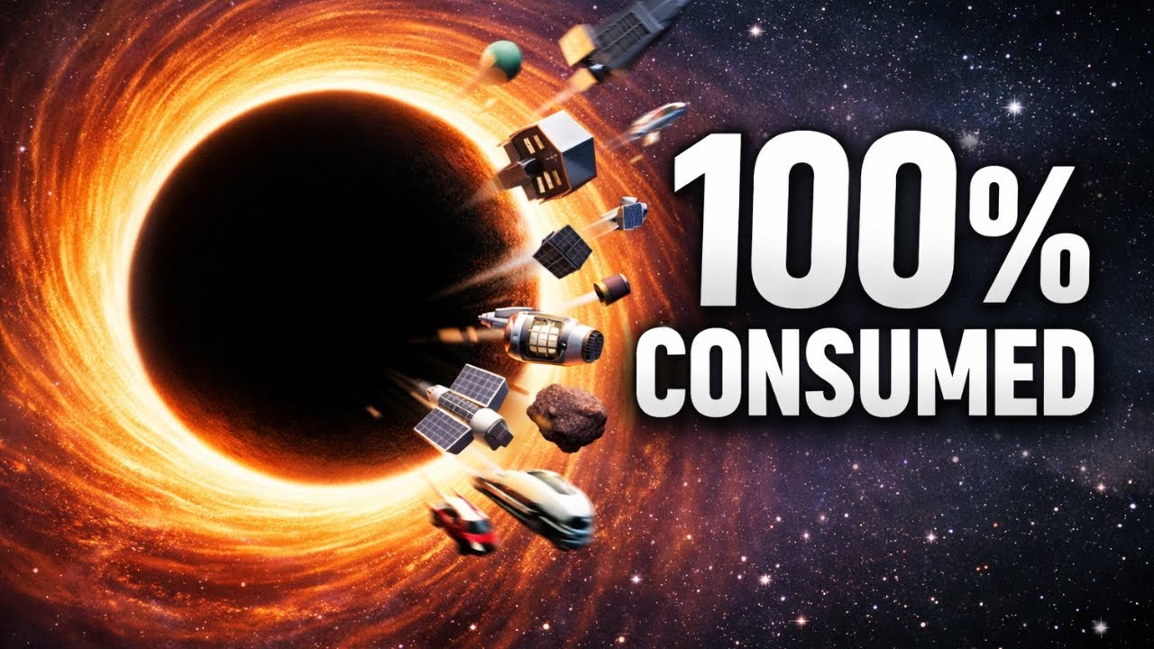 I Fed a Black Hole Until There Was Nothing Left