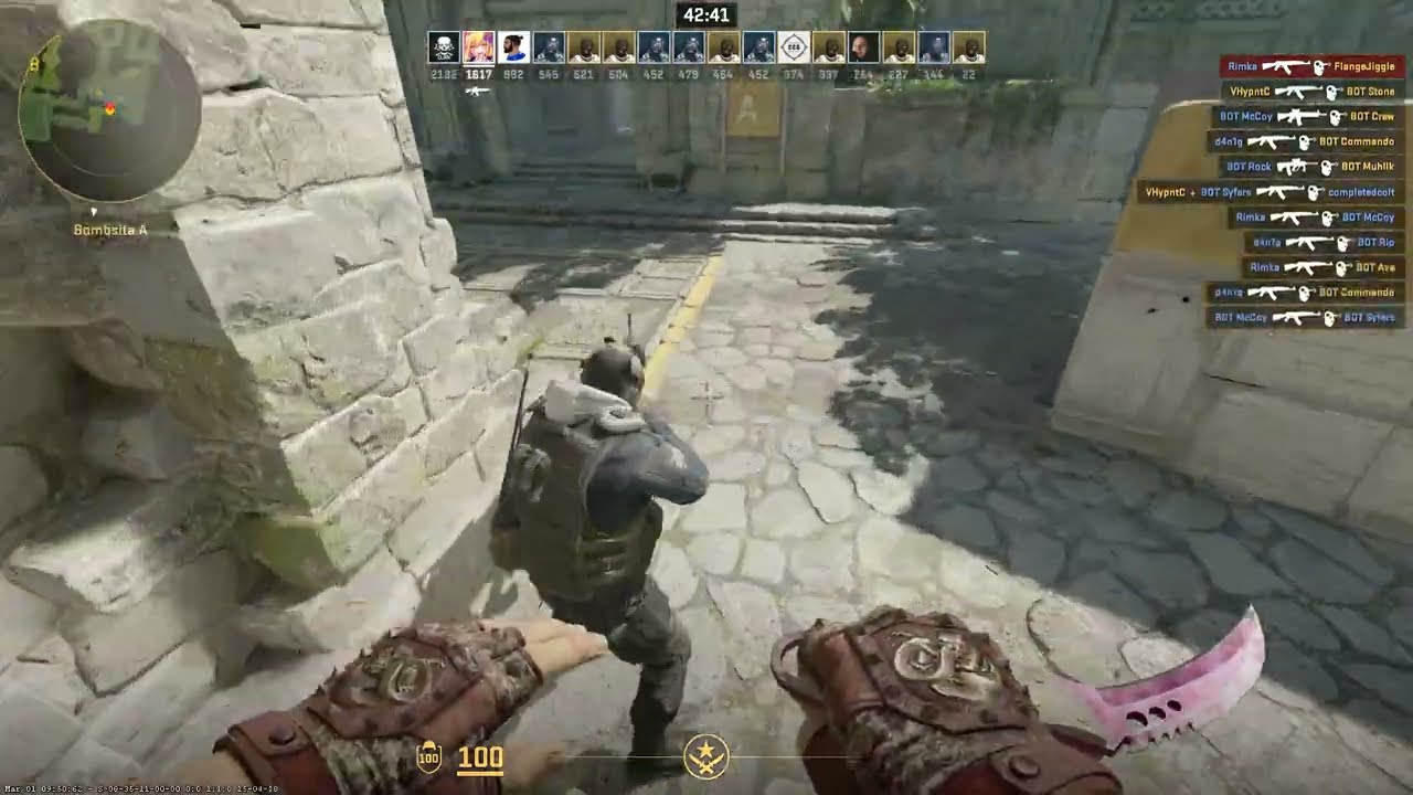 Outplayed With A Knife - Counter-Strike 2 #cs2