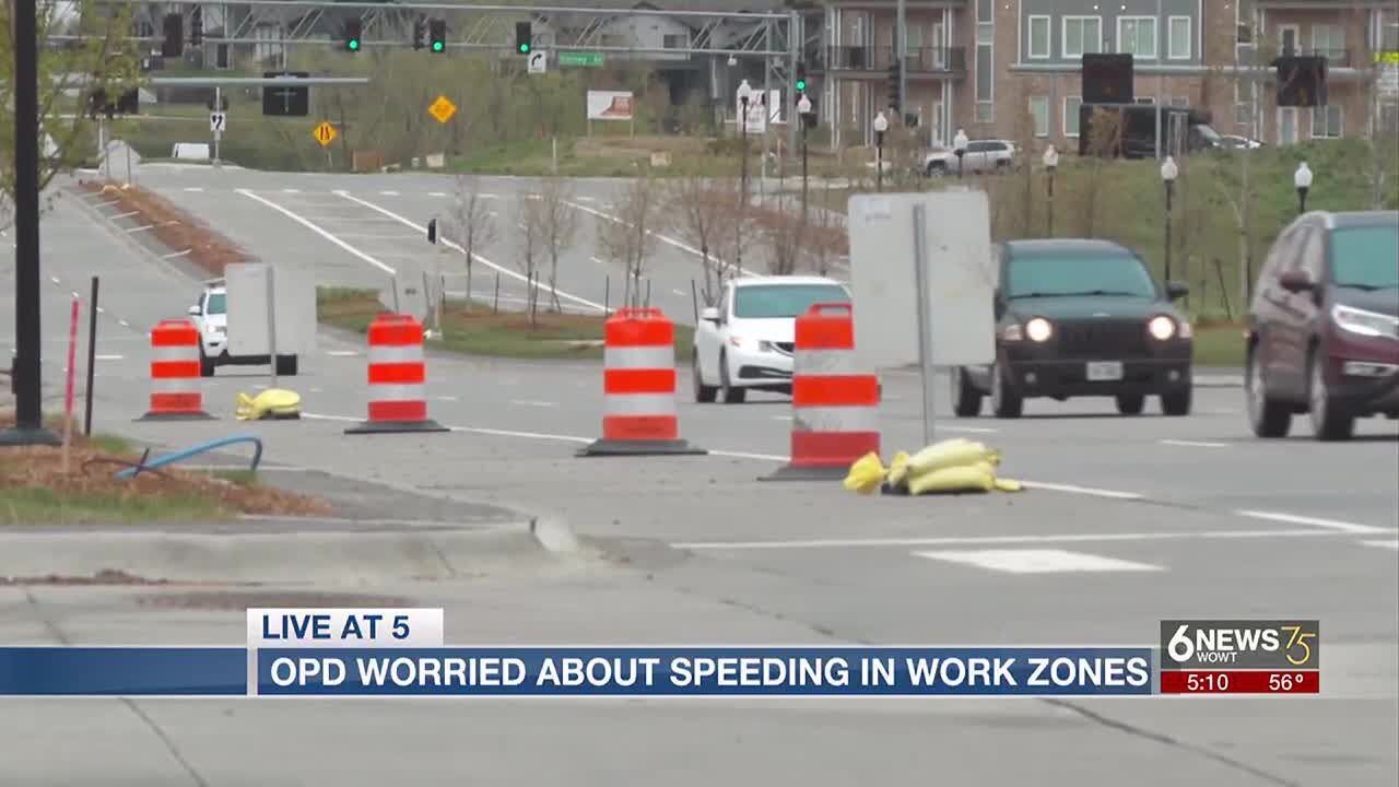 Omaha Police crack down on speeding in work zones