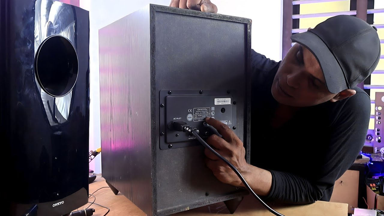 സബ് വൂഫർ റിപ്പയർ: blinking ലൈറ്റ് പ്രശ്നം ഒന്ന്‌ ഇതാണ് subwoofer repair | Onkyo Subwoofer 