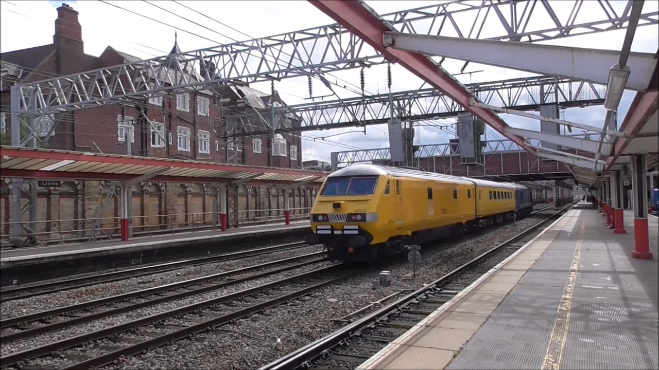 A selection of Various Network rail test trains
