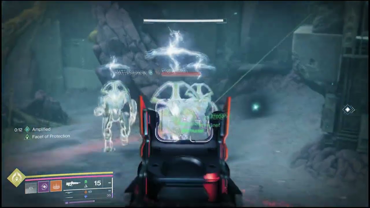 Destiny 2 Edge of Fate Get Matter Spark 2 Recharge with Bright Spots On Ground Use on Choral Goblins