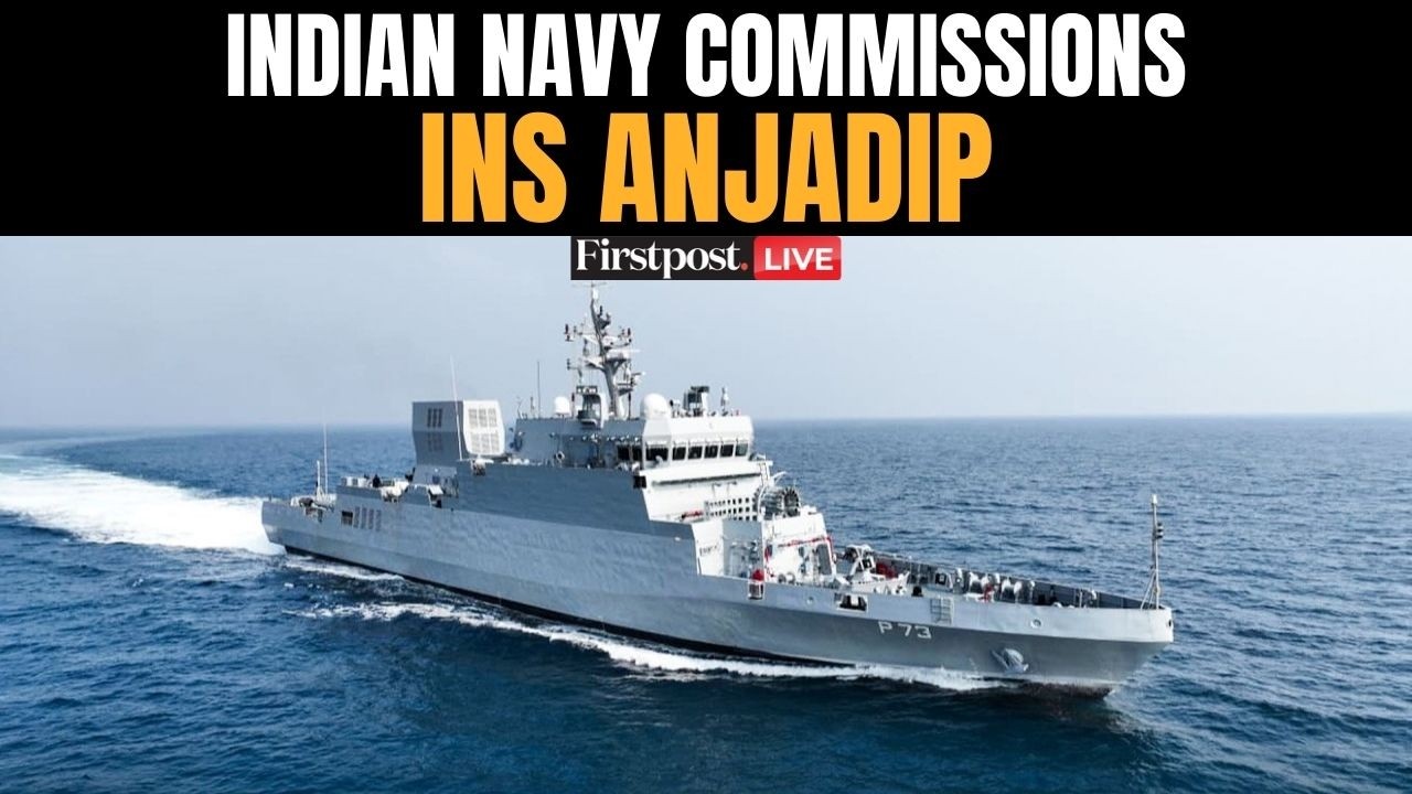 LIVE: Indian Navy Commissions INS Anjadip at Chennai Port | Admiral Dinesh K Tripathi | Firstpost