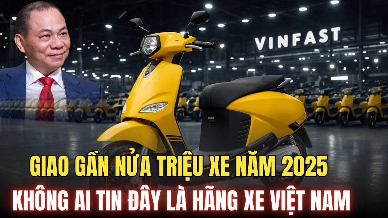 Quá Khét | VinFast Chính Thức Trở Thành Hãng Xe Máy Điện Lớn Nhất Việt Nam