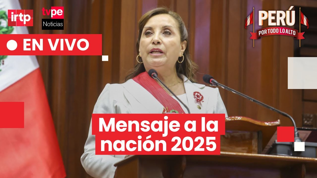 Presidenta Boluarte brinda mensaje a la nación por Fiestas Patrias I TVPerú Noticias EN VIVO