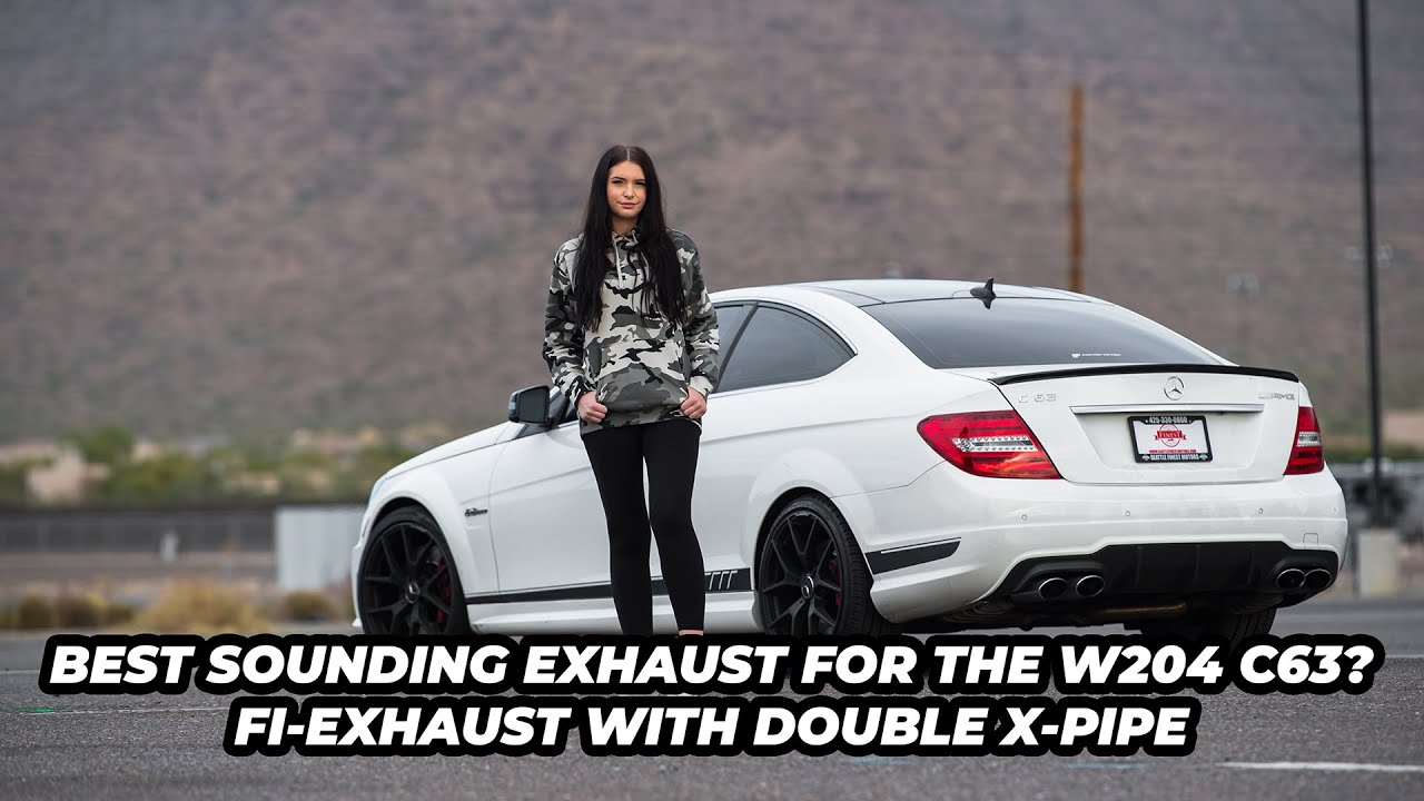 Лучший звук выхлопной системы для C63, послушайте наш Fi-Exhaust на Mercedes-Benz C63 507 Edition...