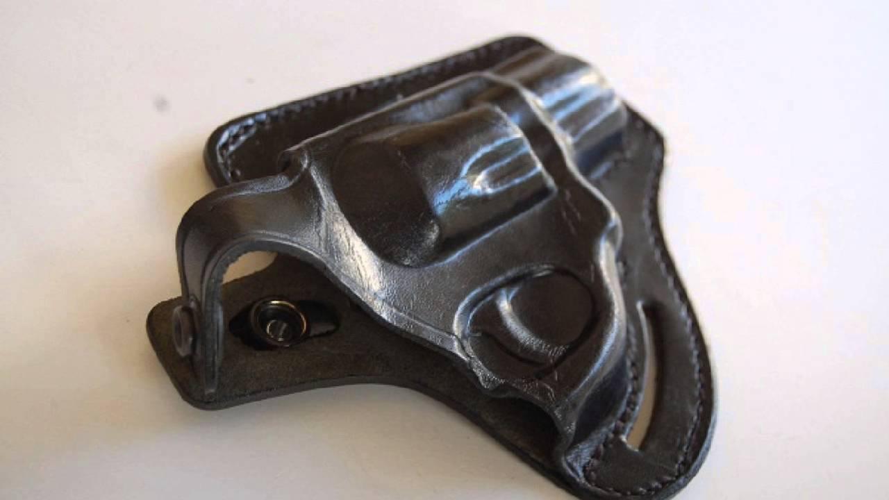 Special holster for Lady Smith & Wesson 38 cal Leather Black