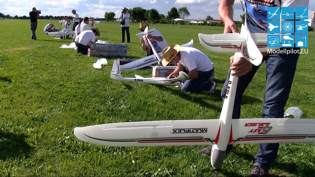 EASYGLIDER COMPETITION RC ELAPOR MODELS CHALLENGE MULTIPLEX TEAM MULTIPLEX AIRSHOW BRUCHSAL 2017