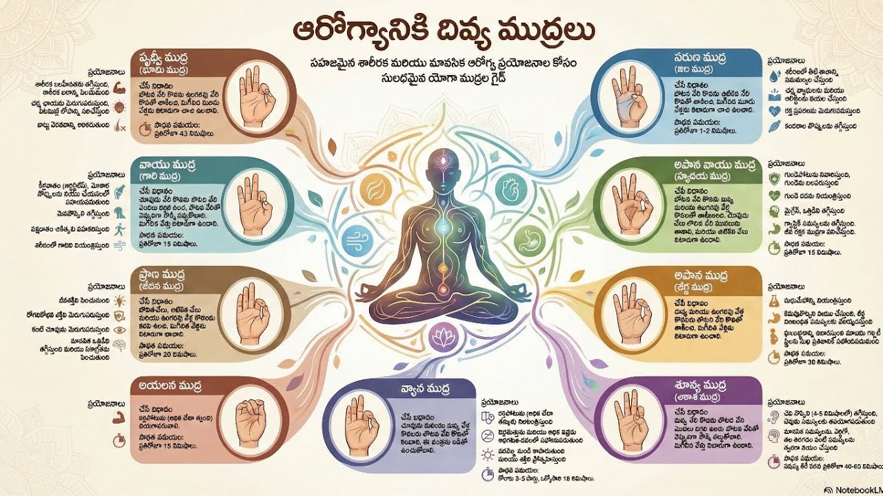 చేతి ముద్రలతో ఆరోగ్యం-2
