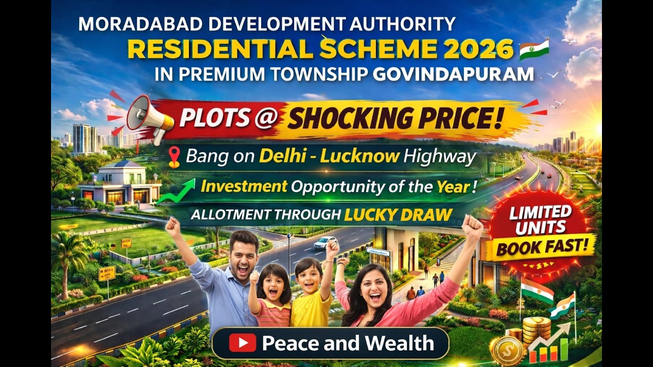 Moradabad plot scheme | 2026 new scheme | available at a low price | #pleasesubscribe #uphousingboar