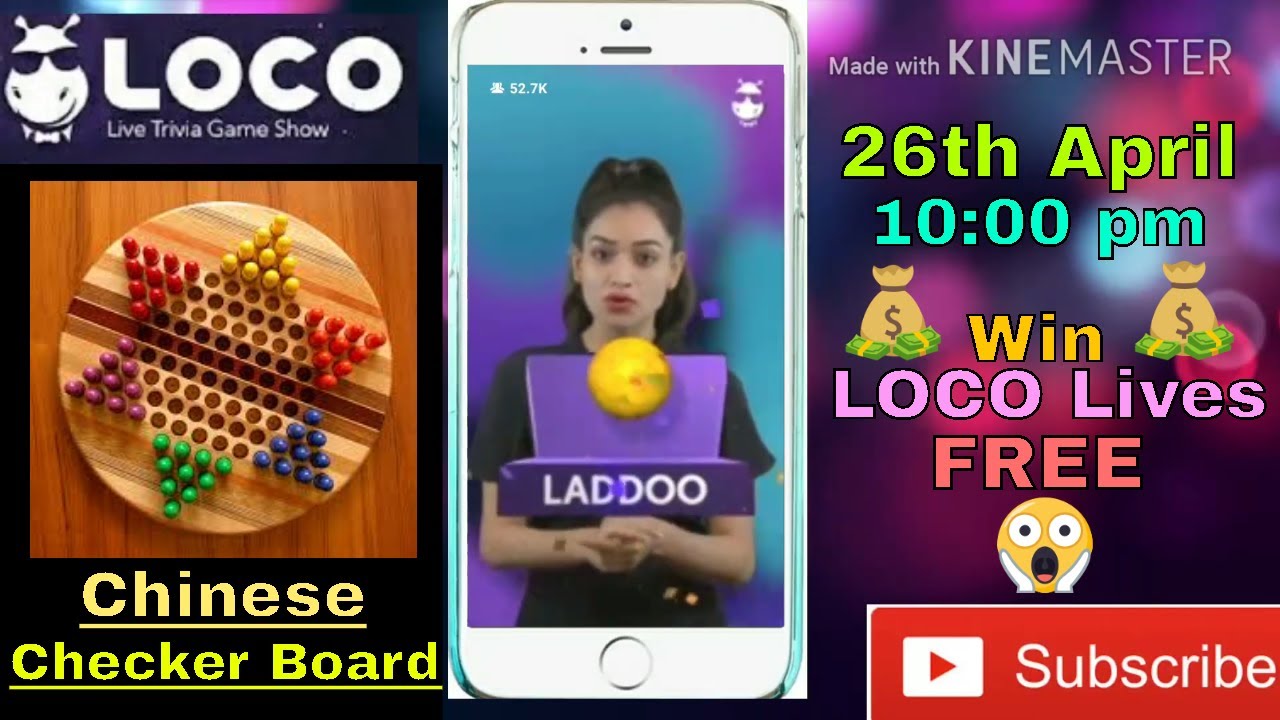 Loco ladoo 26 April Night 10 Pm |💰 aaj raat ka ladoo💰 | 🎉Win FREE Loco Lives🎉 |