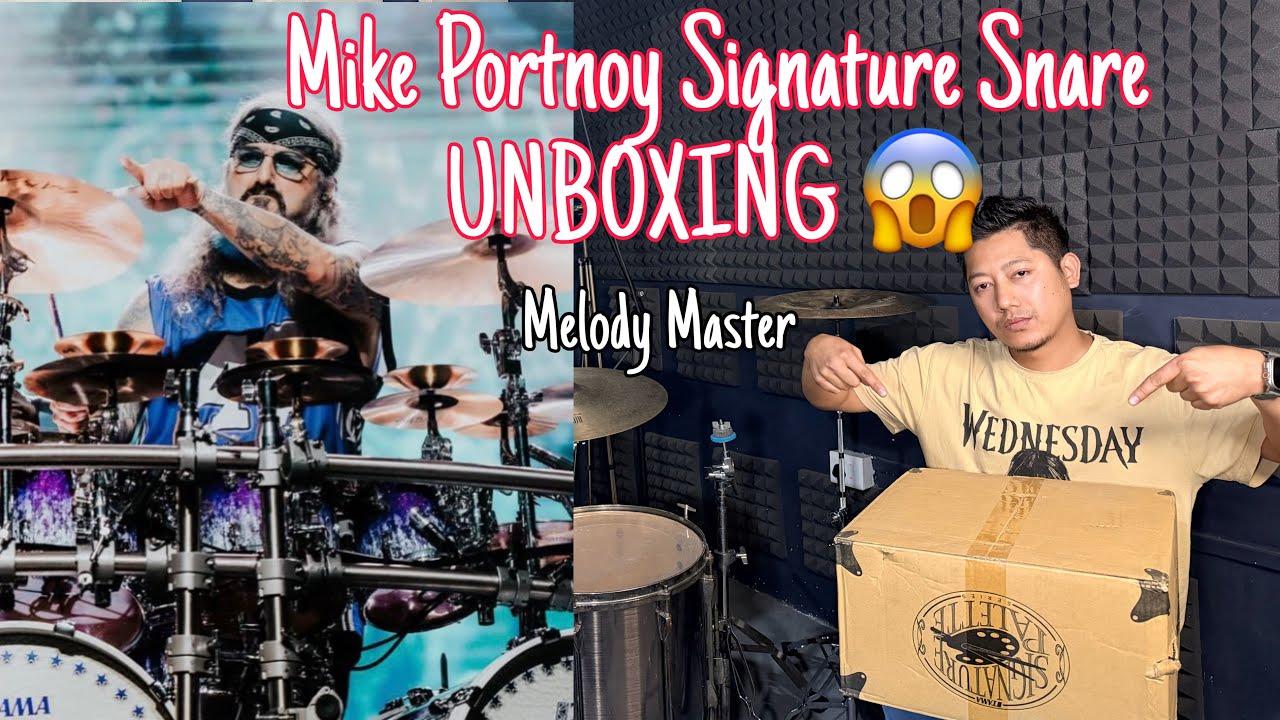 Ka snare thar alo thleng e 😭| UNBOXING & TESTING | Mike Portnoy Melody Master Snare Drum