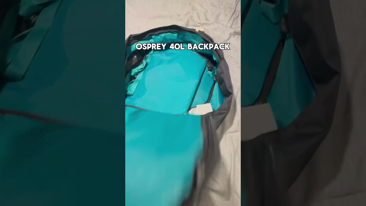 Pack my life away into a 40l Osprey bag to backpack the Philippines 🇵🇭 #ospreys #travel