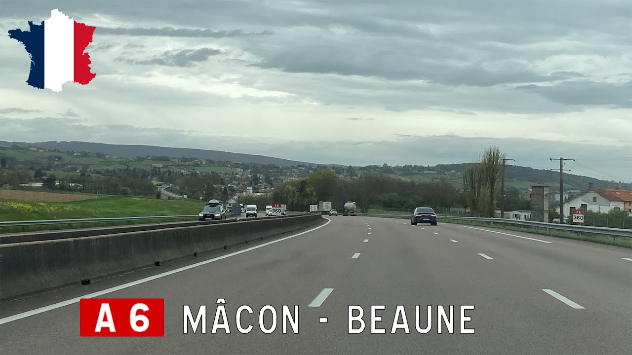 France (F): A6 Mâcon - Beaune