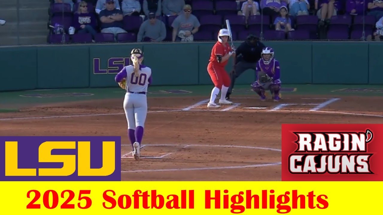 Louisiana vs #4 LSU Softball Game Highlights 3 11 2025