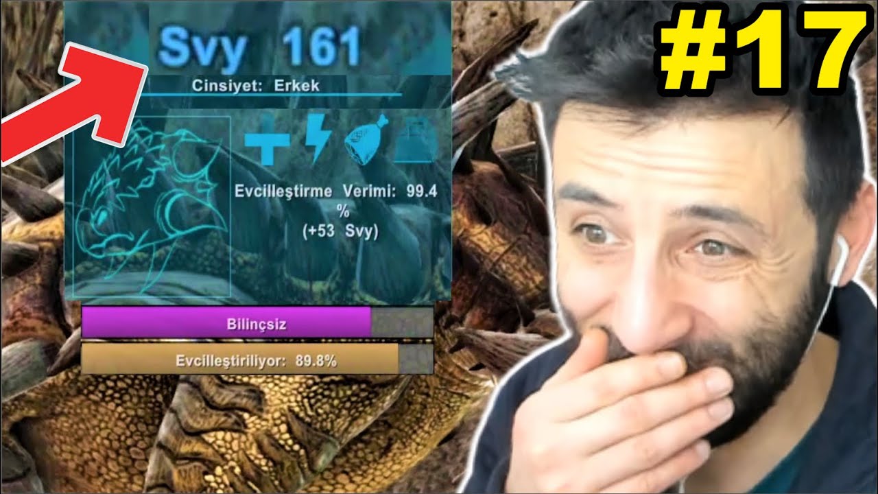 Nihayet 161 SEVİYE DİNOZOR EVCİLLEŞTİRDİM 😏 ARK 17.Bölüm (2.Sezon)