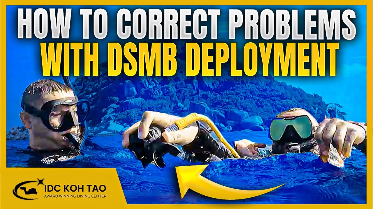 Scuba Diving: How to Correct Problems with DSMB Deployment in Open Water #scubadiving #divingcourse