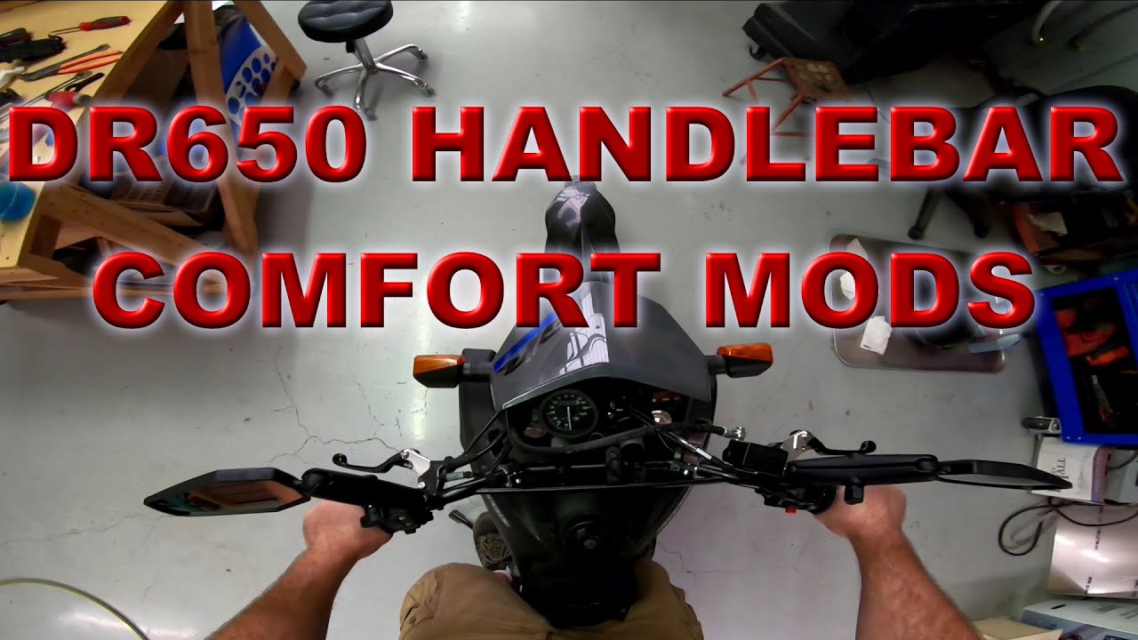 DR650 Handlebar Risers/ Grips/ & Doubletake Mirrors