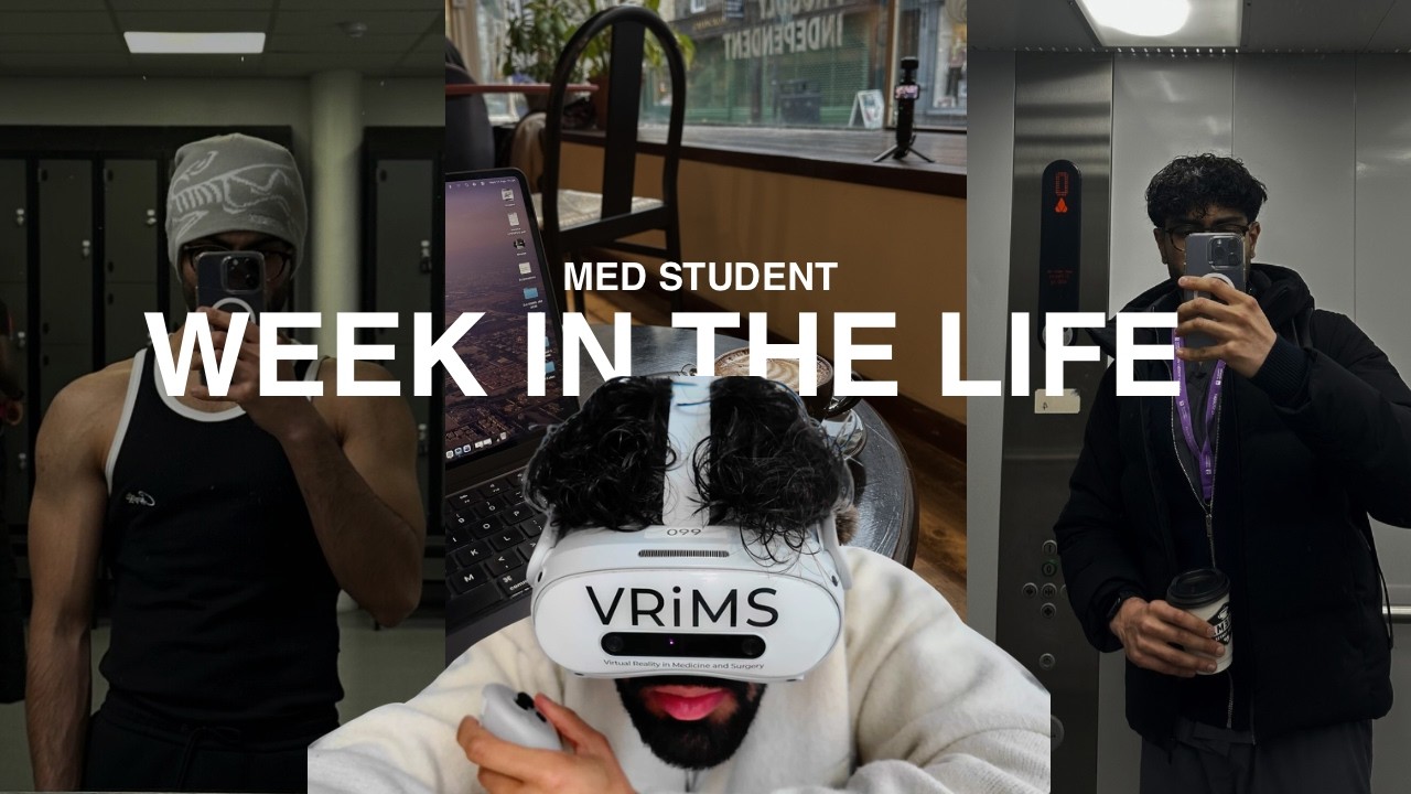 A Realistic Week in My Life as a 4th Year Medical Student | Placements, Gym & Studying
