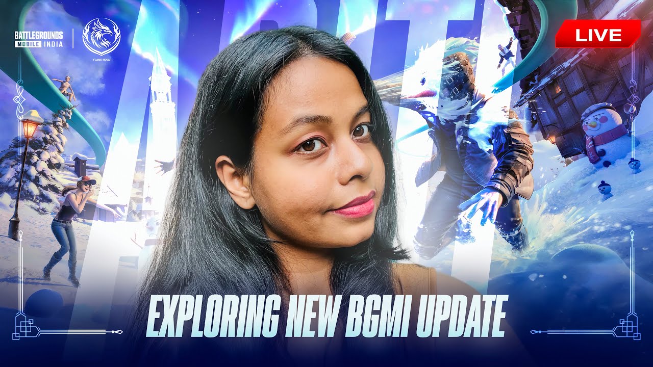 🥶BGMI 4.2 NEW UPDATE IS HERE! | BGMI GIRL GAMER LIVE | FACECAM LIVE  !  #BGMI #GirlGamer #Facecam