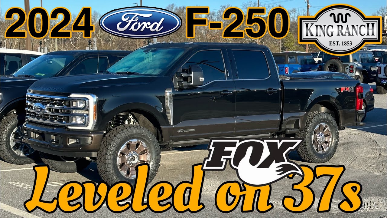 2024 Ford F-250 KING RANCH Leveled on 37s Super Duty