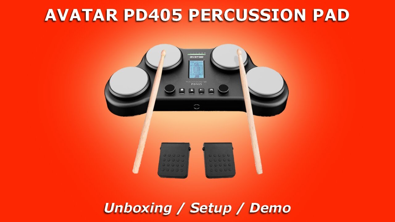 AVATAR PD405 Percussion PAD | Unboxing / Setup / Demo