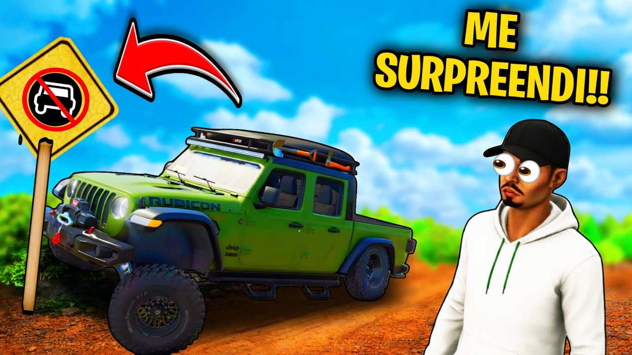 TENTEI SUBIR A MAIOR MONTANHA DESSE JOGO COM UM JEEP GLADIATOR... SERÁ QUE EU CONSEGUI?? 😱