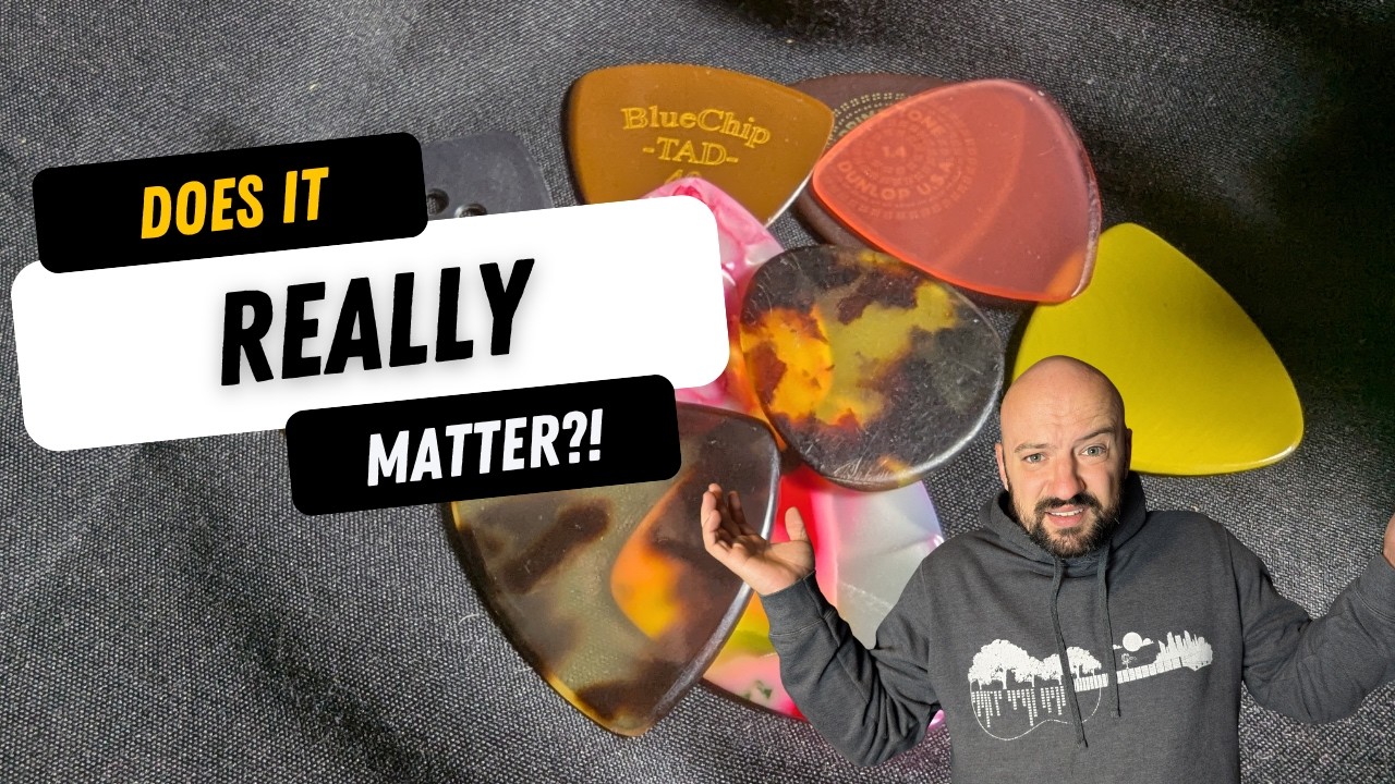 Do Picks Matter for Acoustic Guitar? Different Picks explained.