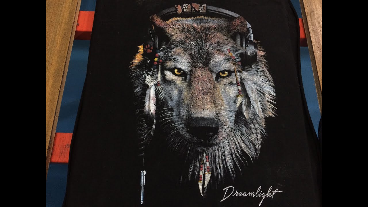 Sablon Kaos Plastisol ink Indiana Wolf || Screen Printing || Spot Color Process