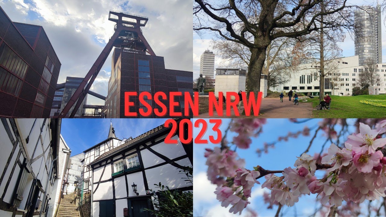Essen NRW Urlaub in Deutschland 2023 Teil6 - Sehenswürdigkeiten - Zeche Zollverein - Kettwig - Tipps
