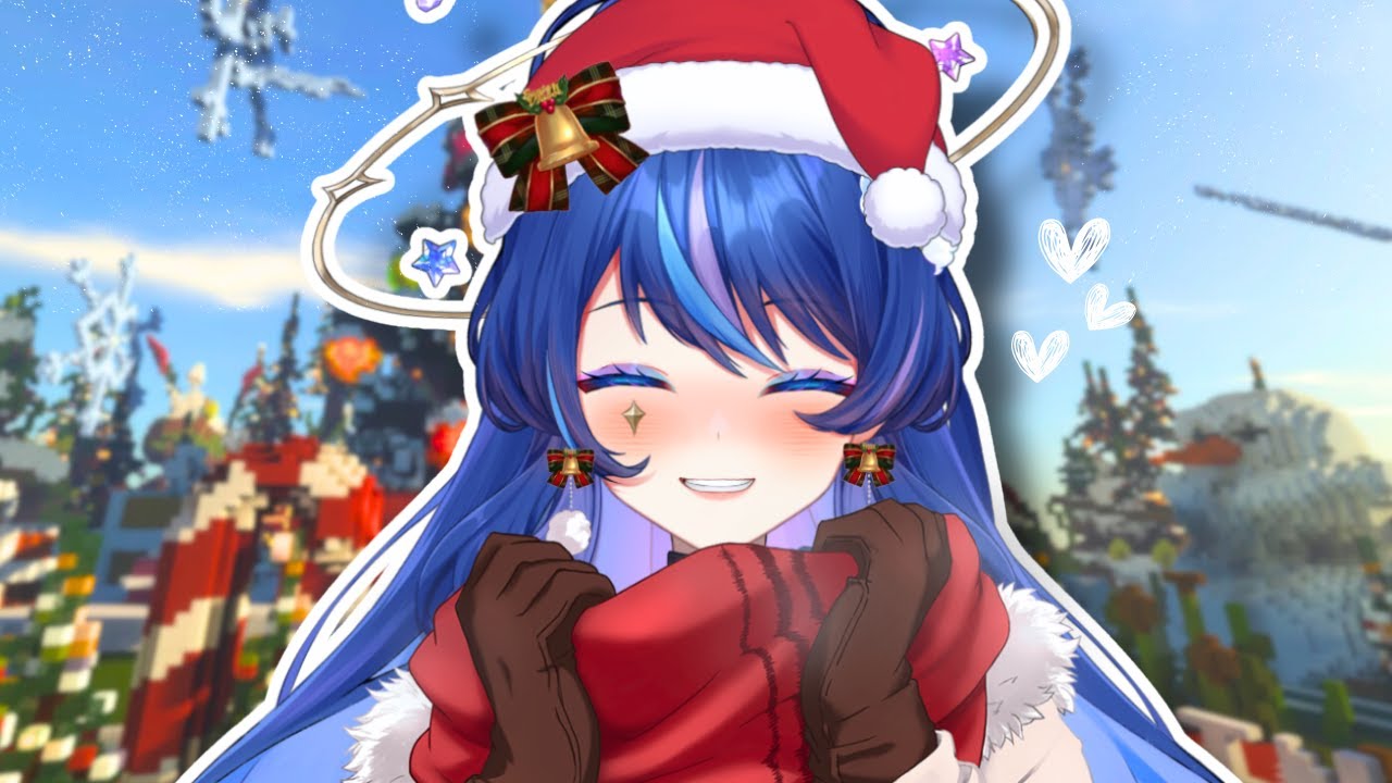 Christmas in Minecraft with my community!! 🎄