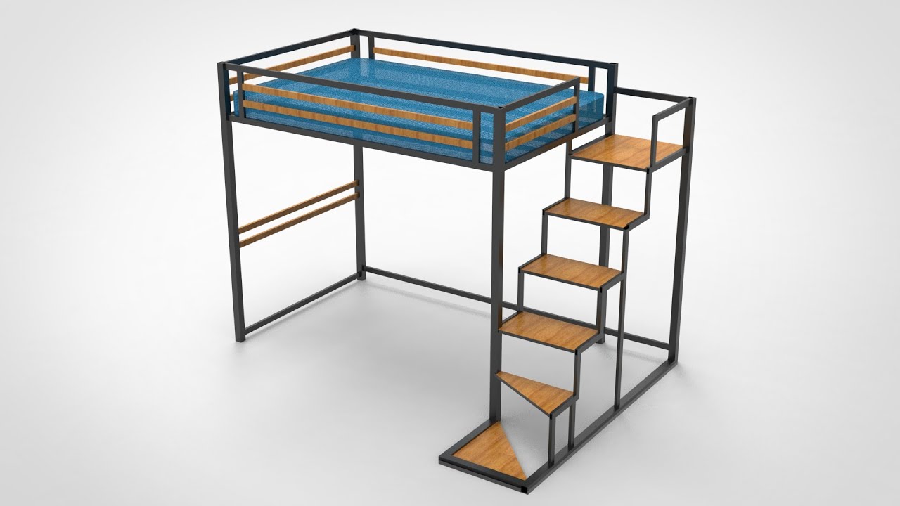 「DESIGN 314」 Table bed | Solidworks tutorial