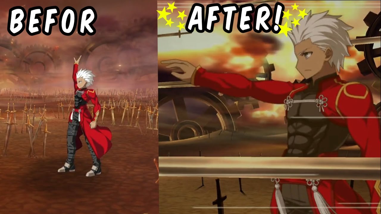 【FGO】エミヤ新旧比較版【FateGO】emiya　Before/after【Fate/Grand Order】