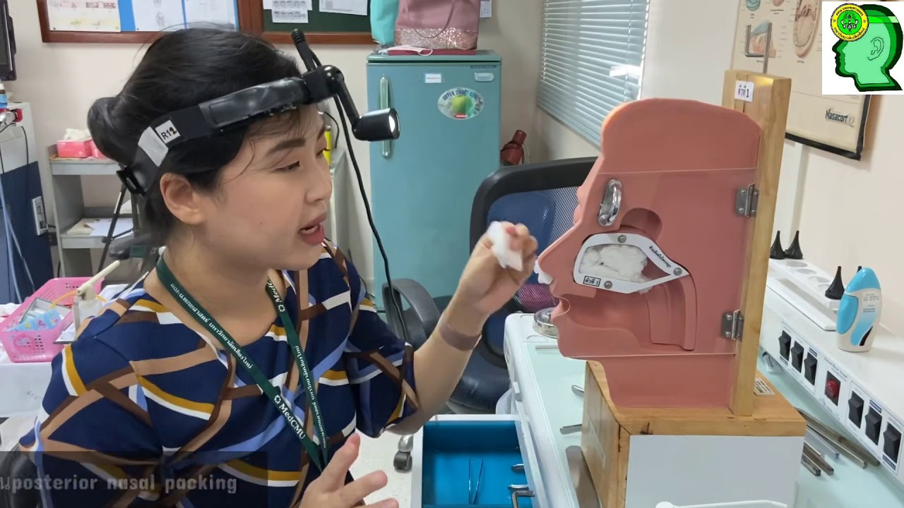 Nasal packing for Epistaxis การpackจมูกกรณีเลือดกำเดาไหล